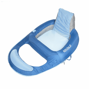 Kelsyus Floating Lounger Swimming Pool Float With Built In Cup Holder