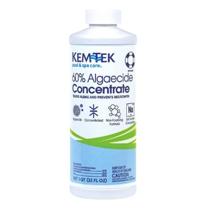 Kem-Tek Pool And Spa 60-Percent Concentrated Algaecide, 1 Quart KTK-50-0006