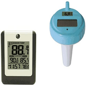 Ambient Weather WS-14 Wireless 8-Channel Floating Pool and Spa Thermometer