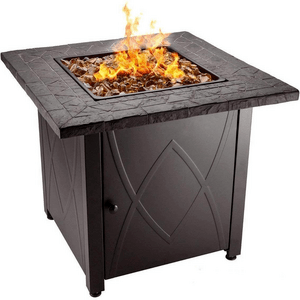 Outdoor Fire Table LP Gas With Integrated Ignition And Ceramic Tile By Endless Summer