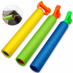 Super Soaker Foam Water Blaster Shooter 3 Pack Fun Swimming Pool Games