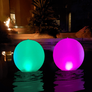 Inflatable Floating Pool Lights Waterproof IP68 Solar Powered