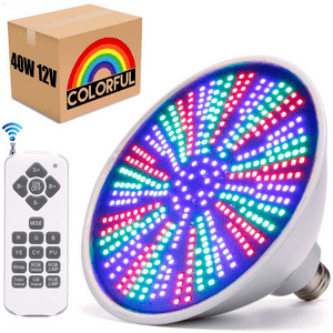 Color Changing Underwater LED Pool Light For Inground Pool 12-Volts