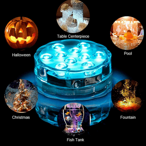 Underwater LED Pool Lights Battery Operated With Remote Control